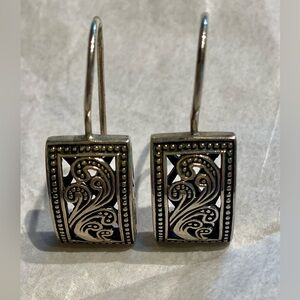 Silpada "Paisley" Sterling silver filigree earrings